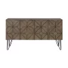 Charlotte 4 Door Credenza Brown - Treasure Trove Accents