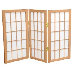 2 Ft. Tall 3 Panels Desktop Window Pane Shoji Screen - Oriental Furniture 12 2 Ft. Tall 3 Panels Desktop Window Pane Shoji Screen - Oriental Furniture -Luxe Living Interiors Shop GUEST f0f2b70d a8da 418b 94dd be2475045c36
