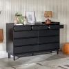 Mid-Century Modern Solid Wood 9 Drawer Horizontal Dresser - Saracina Home -Luxe Living Interiors Shop GUEST f176c3db 1b14 45c2 9867 81105d3aa278
