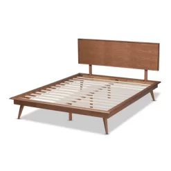 King Karine Finished Wood Platform Bed Brown - Baxton Studio -Luxe Living Interiors Shop GUEST f18ea6d1 2eae 4548 80e7 d3c7ca541f59