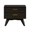 2 Drawer Baly Mid-Century Modern Nightstand - Armen Living 1 2 Drawer Baly Mid-Century Modern Nightstand - Armen Living -Luxe Living Interiors Shop GUEST f29cce5f 2d36 4afd 9c58 1085bfa877e3