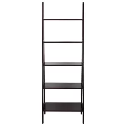 5 Shelf Ladder Bookcase - Flora Home