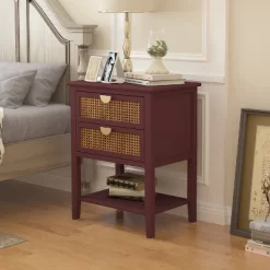 Archie Ash Wood Veneer 2 Drawer And Pine Legs Nightstand With Storage - The Pop Maison 27 Archie Ash Wood Veneer 2 Drawer And Pine Legs Nightstand With Storage - The Pop Maison -Luxe Living Interiors Shop GUEST f2ebe82d e596 4b47 b960 92e50b48a697