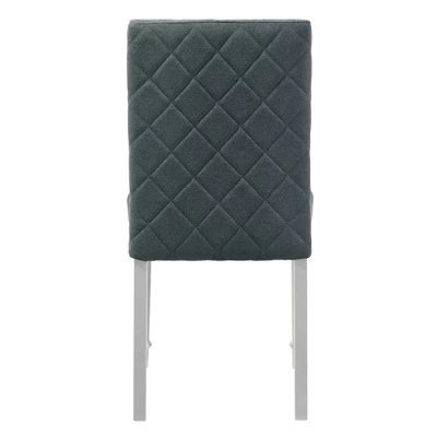 2pc Singger Writing Desk With Chair Gray - HOMES: Inside + Out 11 2pc Singger Writing Desk With Chair Gray - HOMES: Inside + Out - Image 9