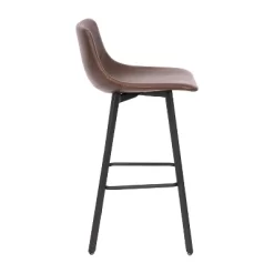 Merrick Lane Set Of 2 Modern Upholstered Stools With Contoured, Low Back Bucket Seats And Iron Frames 18 Merrick Lane Set Of 2 Modern Upholstered Stools With Contoured, Low Back Bucket Seats And Iron Frames -Luxe Living Interiors Shop GUEST f3d6130e e9e2 45a8 bc43 d326680caca5