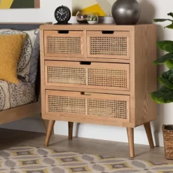 Alina Wood And Rattan 4 Drawer Accent Chest Oak - Baxton Studio 14 Alina Wood And Rattan 4 Drawer Accent Chest Oak - Baxton Studio -Luxe Living Interiors Shop GUEST f414242c ff75 4f48 b786 37d0dd0c1c8e