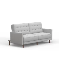 Glenwillow Home 81.5" Mies Upholstered Square Arm Convertible Sleeper Sofa In MCM Vintage Design -Luxe Living Interiors Shop GUEST f45c08bf cdce 4573 b7bc f8c3d9b03fcc