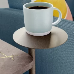 Radial Faux Stone Top Side Table Umber Wood - Sauder 9 Radial Faux Stone Top Side Table Umber Wood - Sauder -Luxe Living Interiors Shop GUEST f5141d86 fcd8 497c bb35 35b99a644d7d