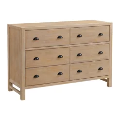 5pc Arden Wood Bedroom Set With Two 2 Drawer Nightstands With Open Shelf Light Driftwood - Alaterre Furniture -Luxe Living Interiors Shop GUEST f516a2cd eb1a 4d0b a5aa 55f24ef62c78