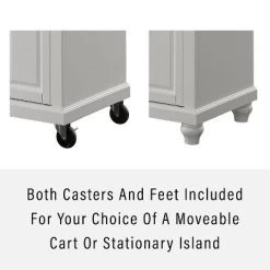 Cambridge Natural Wood Top Kitchen Island White - Crosley 13 Cambridge Natural Wood Top Kitchen Island White - Crosley -Luxe Living Interiors Shop GUEST f54448cd bac2 4d89 afc3 1dd05329eb3b