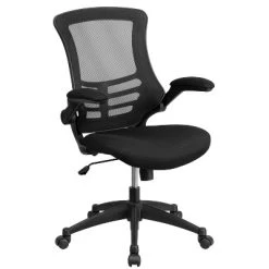 Flash Furniture Work From Home Kit - Black Computer Desk, Ergonomic Mesh Office Chair And Locking Mobile Filing Cabinet With Side Handles -Luxe Living Interiors Shop GUEST f555c972 bf42 4924 b634 6a99262d74a3