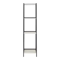 3pc Neveah Marble Ladder Desk And Bookcase Set Matte Black - Inspire Q -Luxe Living Interiors Shop GUEST f5a5119b cb52 4f10 915d c4a916fbbaac