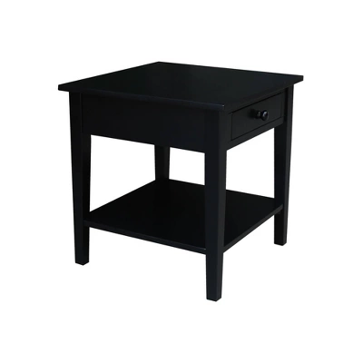 Spencer End Table Black - International Concepts 5 Spencer End Table Black - International Concepts - Image 3