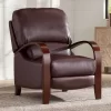 Elm Lane Cooper Cantina Burgundy Faux Leather Recliner Chair Modern Armchair Comfortable Push Manual Reclining Footrest For Bedroom Living Room Home -Luxe Living Interiors Shop GUEST f6f2081d 5727 4f21 b479 bee0d6ced1dd