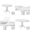 Extendable Dining Table White - CorLiving -Luxe Living Interiors Shop GUEST f7101975 0745 4dbc b15e 1ed2644d8d31