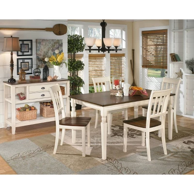 2pc Whitesburg Dining Room Side Chair Cottage White - Signature Design By Ashley 7 2pc Whitesburg Dining Room Side Chair Cottage White - Signature Design By Ashley - Image 5