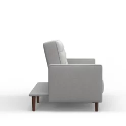 Glenwillow Home 81.5" Mies Upholstered Square Arm Convertible Sleeper Sofa In MCM Vintage Design -Luxe Living Interiors Shop GUEST f7d73ab8 288e 43f4 8f91 b6f266b7526a