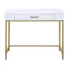 Modern Life Desk With Gold Metal Legs White Finish - OSP Home Furnishings -Luxe Living Interiors Shop GUEST f87d30d5 77a5 4c78 a85d 7b92f053a773