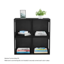 Hastings Home End Table, Stackable Modular Cube With Open Sides, Black 14 Hastings Home End Table, Stackable Modular Cube With Open Sides, Black -Luxe Living Interiors Shop GUEST f8ed9c06 8fa0 4ec4 abb0 74f2a1d95914