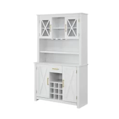 Home Source Jill Zarin Tall Cabinet With Glass Doors -Luxe Living Interiors Shop GUEST f9014f69 ac32 45c4 9508 dcf92c96f80e