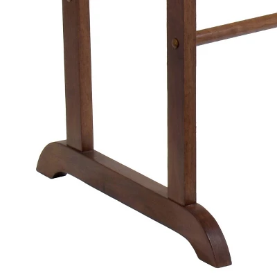 Eleanor Quilt Rack - Antique Walnut - Winsome 4 Eleanor Quilt Rack - Antique Walnut - Winsome - Image 2