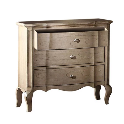 30" Chelmsford Nightstand Antique Taupe - Acme Furniture 4 30" Chelmsford Nightstand Antique Taupe - Acme Furniture - Image 2