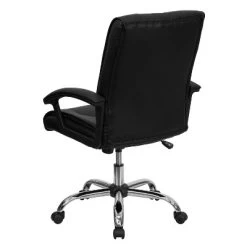 Flash Furniture Mid-Back Black LeatherSoft Swivel Manager's Office Chair With Arms -Luxe Living Interiors Shop GUEST fb3aac87 11d7 44a5 a3c0 6ca5bda0d555