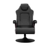 CXR3 Neo Fiber LED Audio Pedestal Gaming Chair With Subwoofer Black - X Rocker -Luxe Living Interiors Shop GUEST fc46fc9b c93c 4f3c 9250 651c33ef05f1