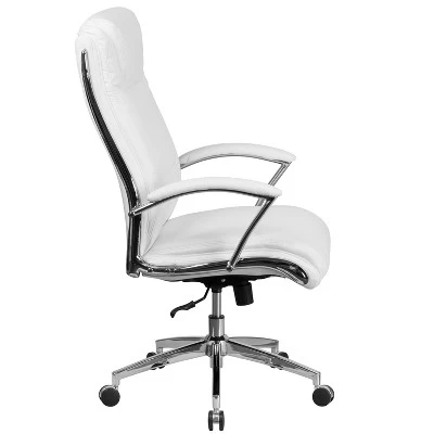 Merrick Lane High-Back Office Chair With Padded Arms Ergonomic Executive Swivel Task Chair With Headrest 4 Merrick Lane High-Back Office Chair With Padded Arms Ergonomic Executive Swivel Task Chair With Headrest - Image 2