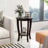 Costway 2-Tier End Table 18'' Round Compact Sofa Side Nightstand With Storage Shelf Espresso/White 1 Costway 2-Tier End Table 18'' Round Compact Sofa Side Nightstand With Storage Shelf Espresso/White -Luxe Living Interiors Shop GUEST fea33ec0 bcd5 4cda a5af c7f398832b2f