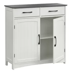 Dalton 2 Door Buffet Cabinet White/Charcoal Gray - Buylateral 12 Dalton 2 Door Buffet Cabinet White/Charcoal Gray - Buylateral -Luxe Living Interiors Shop GUEST feeb1277 d93e 4338 bec5 d8ac1d2e4765