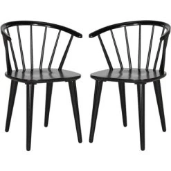 Blanchard Spindle Side Chair (Set Of 2) - Safavieh -Luxe Living Interiors Shop GUEST ff6ccaa9 dbfd 4ded baeb d6c01e694a5e